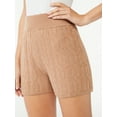 thumbnail image 4 of Sofia Intimates by Sofia Vergara Women's Cable Knit Lounge Shorts, 4 of 6