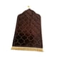 thumbnail image 2 of Alfombra de oración de franela, manta irregular para fiestas, hogar, regalos de cumpleaños Marron oscuro, 2 of 9