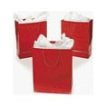 thumbnail image 2 of Large Red Gift Bags - Party Supplies - 12 Pieces, 2 of 2