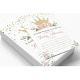 thumbnail image 2 of Inkdotpot Set Of 30Gender Reveal Baby Shower Invitations-Diaper Raffle Tickets And Baby Shower Book Request Cards Princess Invites Its A Boy Its A Girl, 2 of 8