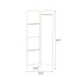 thumbnail image 4 of IRIS USA Foldable Free-Standing Clothing Rack, Metal Garment Rack, White, 4 of 4
