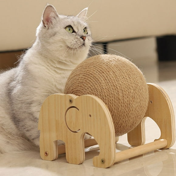 pstuiky Rascador vertical para gatos, resistente al desgaste y que no se desprende de las migas de cáñamo. Evita que los gatos se aburran y se desgasten las garras.