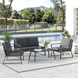 Outsunny 4 Piece Patio Furniture Set Alumin… product image