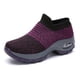 thumbnail image 4 of Zapatillas De Deporte De Punto Transpirables Para Mujer, Cómodos Zapatos Bajos Sin Cordones, Zapatos Con Colchón De Aire Para Mujer, 4 of 4