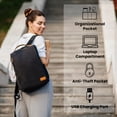 thumbnail image 2 of Mochila Nordace Siena Smart de 19 litros con carga USB de 15.6 pulgadas, 2 of 7