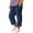 Navy, variant on Quotay Kids Capri Pants Summer Casual Wide Leg Elastic Waist Cropped Beach for Girls Boys Trousers for Girls 4-15 Years Light Blue,12-13 Years