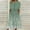 #3-Green, variant on Patlollav Women Summer Dresses Fashion Casual Short Sleeve V-Neck Print Loose Dress