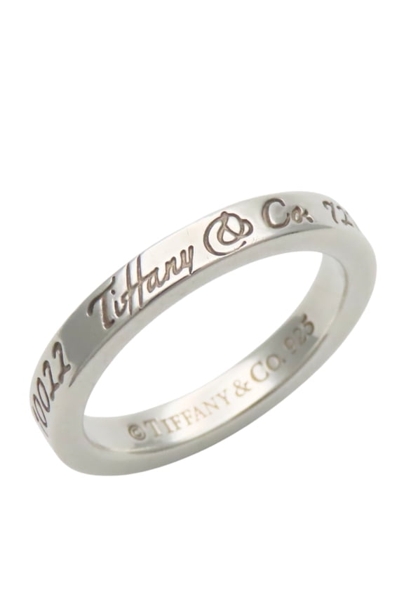 Pre-Owned Tiffany & Co. Notes Narrow New York Ring, SV925, approx. 3.1g, Women's.