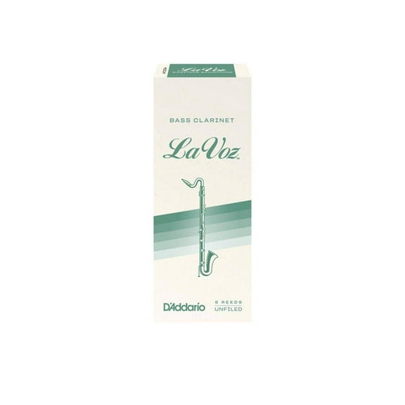 La Voz Bass Clarinet Reeds - 5 Per Box