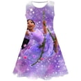 thumbnail image 1 of 2023 año niñas Magic full house princesa vestido niños verano dibujos animados Disney 3D estampado cumpleaños Magic full house princesa Dress4T Gao Jinjia LED, 1 of 2