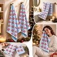 thumbnail image 4 of Christmas Hand Towels for Bathroom, 2Pcs Christmas Kitchen Towels, 15.7x23.6 Inch Decorative Christmas Towels for Drying Cleaning Cooking Winter Bathroom Decor, 4 of 7