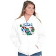 thumbnail image 4 of The Smurfs Christmas Holiday Presents Zip Up Hoodie Men's Women's Brisco Brands S, 4 of 5