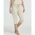 thumbnail image 5 of Real Essentials 2 Pack: Women’s Pajama Set Tank Top and Capri Pants Super-Soft Loungewear (Avalable In Plus Size), 5 of 6