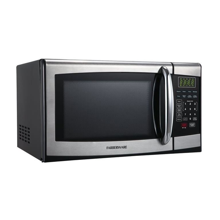 Farberware stainless steel microwave is on sale for $30 off at Walmart