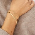 thumbnail image 3 of IEFSHINY Bracelets for Women - Dainty Gold Initial Layered Bracelets for Women Birthday Graduation Jewelry Gifts for Women Teen Girls, 3 of 6