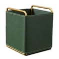 thumbnail image 1 of Organizador de papelería de escritorio, soporte para brochas de maquillaje, color verde, 1 of 5
