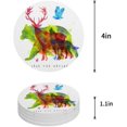 thumbnail image 1 of POGLIP Wolf Watercolor Save The Nature Set of 6 Round Coaster for Drinks, Absorbent Ceramic Stone Coasters Cup Mat with Cork Base for Home Kitchen Room Coffee Table Bar Decor, 1 of 5