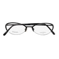 thumbnail image 2 of NEW VERA WANG LUXE EPIPHANY II WOMENS/LADIES CAT EYE HALF-RIM TITANIUM BLACK ITALIAN TITANIUM CAT EYE CRYSTALS FRAME DEMO LENSES 52-17-140 SPRING HINGES EYEGLASSES/EYE GLASSES, 2 of 9