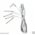 thumbnail image 3 of 20 PCS ELECTRODE LEAD WIRES Cables for Digital Massager TENS 2.5 mm with 4 pins, 3 of 6