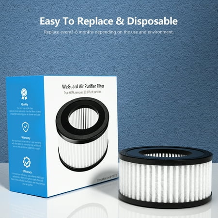 

WeGuard True HEPA Filter Compatible with WeGuard AP-T9/ AP-T10 True HEPA Air Purifier Air Cleaner
