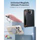 thumbnail image 5 of Funda de silicona ESR con soporte para iPhone 16 Pro Max negra, 5 of 9