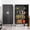 61"H Black, variant on Erosoei 61"H Metal Garage Storage Cabinet with Wheels, Tool Storage Cabinet with 3 Adjustable Shelves