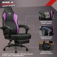thumbnail image 6 of Waleaf Video Game Chairs with footrest,Gamer Chair for Adults,Big and Tall Chair, 400lb Capacity, Racing Style Computer Chair with Ergonomic Lumbar Support, Gaming Chairs for Teens, 6 of 8