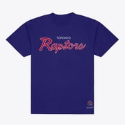 Men's Mitchell & Ness Purple Toronto Raptors Vintage Wordmark T-Shirt