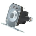 thumbnail image 1 of DC 12V Starter Relay Solenoid, Dustproof Starter Relay Solenoid ABS  Wear  Perfect Fit 1/4in Stud  For Repair, 1 of 8
