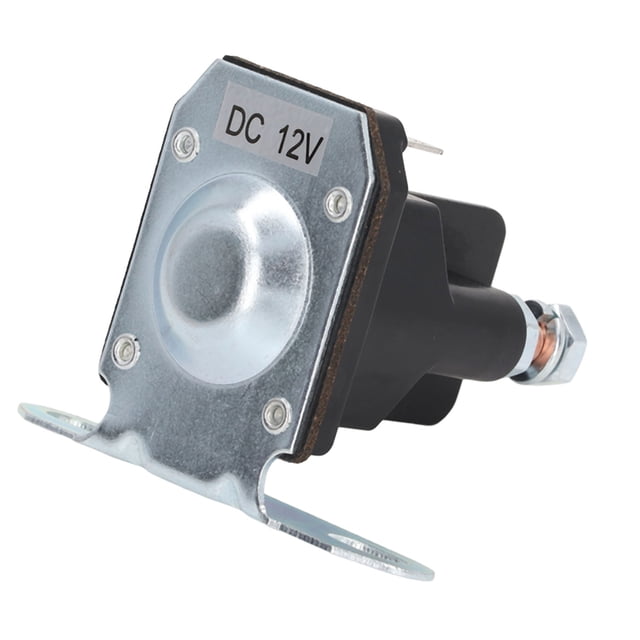 DC 12V Starter Relay Solenoid, Dustproof Starter Relay Solenoid ABS Wear Perfect Fit 1/4in Stud For Repair
