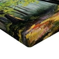 thumbnail image 2 of Ambesonne Colorful Fitted Sheet, Fall Forest Landscape, Full Size, Multicolor, 2 of 3