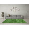 thumbnail image 3 of Ahgly Company Indoor Square Abstract Green Modern Area Rugs, 8' Square, 3 of 4