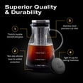 thumbnail image 4 of Bean Envy Cold Brew Coffee Maker - 32 oz Glass Iced Tea & Coffee Cold Brew Maker and Pitcher w/Silicone Cap & Base, 4 of 5