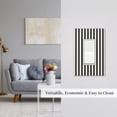 thumbnail image 5 of Daiia Black And White Thick Stripes Pattern Decorator Wall Plate Child Safe Outlet Cover, Switch and Outlet Covers,Size 1-Gang 5.0" x3.0" , Polycarbonate Thermoplastic-Style U, 5 of 6