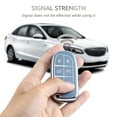 thumbnail image 2 of OFFCURVE Key Fob Cover with Keychain for Jeep Dodge, Soft TPU Protection Key Cover Case for Jeep Grand Cherokee Renegade Chrysler 200 300 Dodge Journey Fiat Durango Challenger Smart Key Holder, Blue, 2 of 6