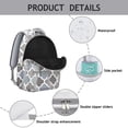 thumbnail image 4 of Tribal Patterns and Earthy Floral Design Multifunctional Backpack, Durable Oxford Cloth, Comfortable Padding, Large Capacity School Bag for Student’s Sports and Hiking, 4 of 6