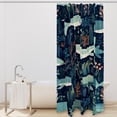 thumbnail image 2 of Whale Waterproof Shower Curtain Set with Hook, Printed Bathroom Decoration - 3 Piece Curtain Set, 2 of 5