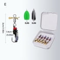 thumbnail image 2 of 5Pcs Fishing Fly Set Double Hook Fish Lures Baits with Sharpened Hooks Fishing Topwater Baits, 2 of 9