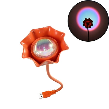 

Portable Rainbow Sunset Live Background Atmosphere Projector Lamp