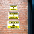 thumbnail image 3 of Classic Framed Plus Caution Electrical Hazard Stay Clear Door or Wall Sign | Workplace Health and Safety Warning Signage - Medium, 3 of 8