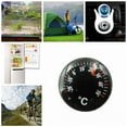 thumbnail image 2 of Mini Thermometer Plastic pointer Round Degrees Indoor X2 N6F0 G0E1 Outdoor IJK, 2 of 8