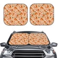 thumbnail image 2 of Goofa Squirrel And Mushroom Pattern 2 Piece Car Windshield Sun Shade Foldable | Front Windshield Shade for Sun, Heat and UV Rays | Sunshade for Car Front Window-Large, 2 of 7