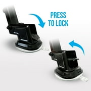 Fast Track USA Adjustable Long Neck Windshield Dashboard Car Mount, Retail Packaging with Dashboard Adhesive Pad, New 1 Count, 1 Pack