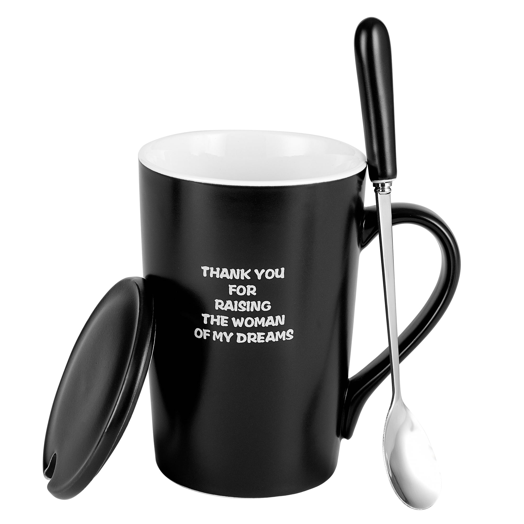 Mother's Day Gift Engraved Thank You For Raising Your Son To Be The Man of My Dreams Love Gift for Mother in-law 11 oz Ceramic Coffee Mug Tea Cup