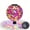 Solar Red, variant on Gazing Ball, Mosaic Glass Gazing Balls Sphere,Colorful Glass Gazing Balls Suit for Garden Outdoor Decoration,Water Drop Shape