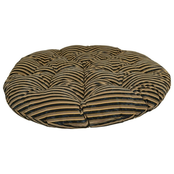 Blazing Needles Tufted Double Papasan Cushion, 44 x 44, Midnight Stripe