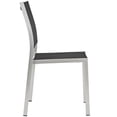 thumbnail image 3 of Ergode Shore Side Chair Outdoor Patio Aluminum Set of 2 - Silver Black, 3 of 4