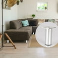 thumbnail image 7 of Uxcell 4 '' Round Furniture Leg Table Feet Replacement Height Adjuster Aluminium Alloy Silver Tone 1pcs, 7 of 7