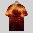 thumbnail image 6 of WOLIAUO Funny Mens Halloween Crewneck T-Shirt Lightweight Breathable Short Sleeve Mens Summer Shirts for Everyday, Shirts for Men Graphic Print Tops XL Orange, 6 of 7
