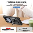 thumbnail image 3 of Flip 5 Case for Z Flip 5 Case, with Stand Shockproof Phone Case for Samsung Galaxy Z Flip 5 Case- Black+Black, 3 of 6